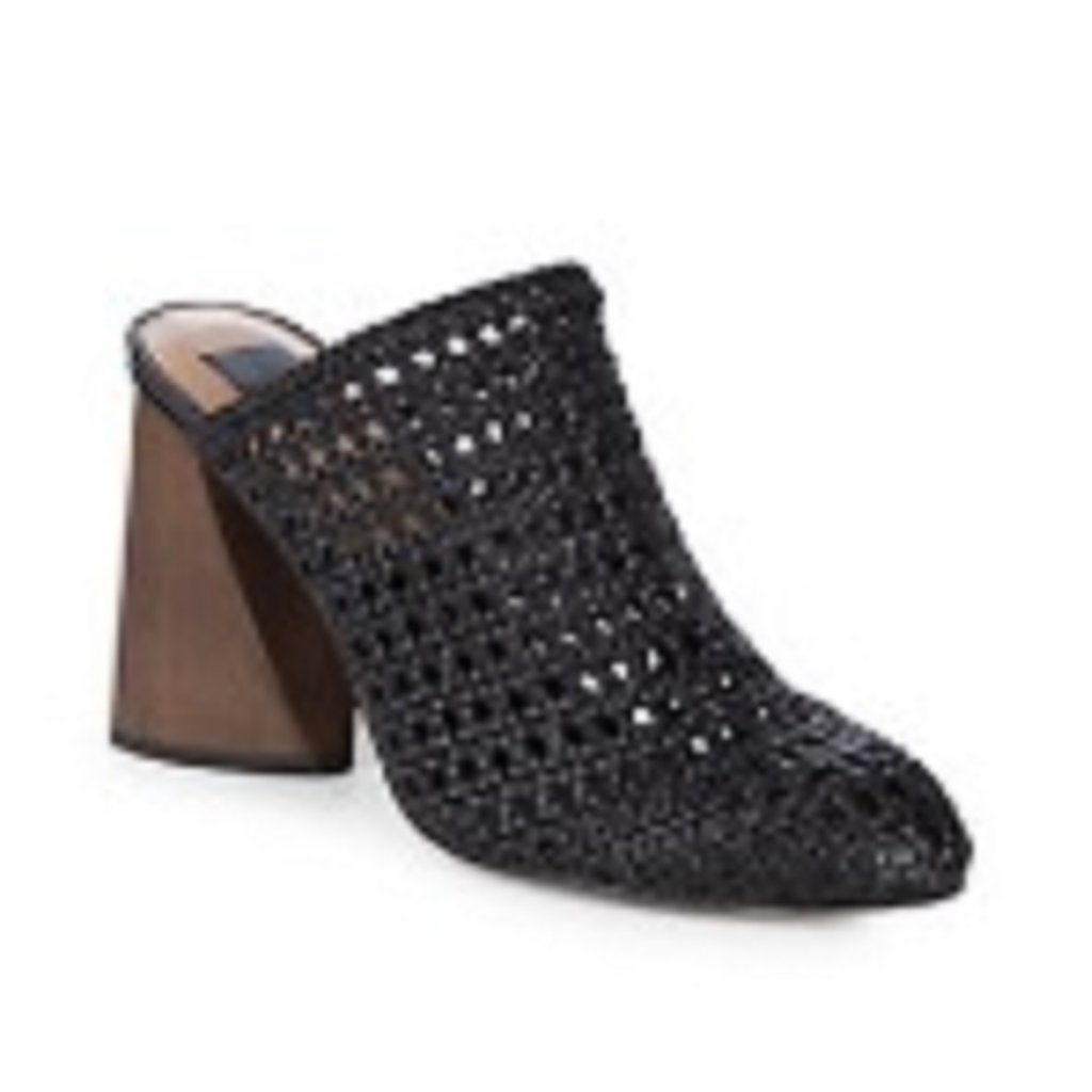 (9.5) Dolce Vita Boston Woven Mules